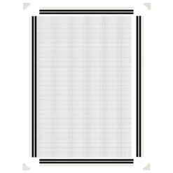 VIDAXL Moustiquaire Magnétique Pour Fenêtres Blanc 80x120 Cm -Promos Jardesia Magasin 078400c04ff8f5e6