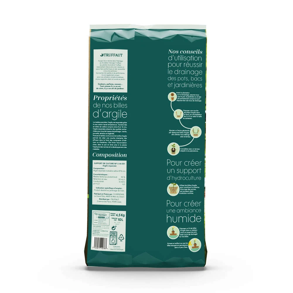 Billes D'argile Calibre 8/16 Mm - Sac De 10 Litres 2 Billes D'argile Calibre 8/16 Mm - Sac De 10 Litres – Image 2