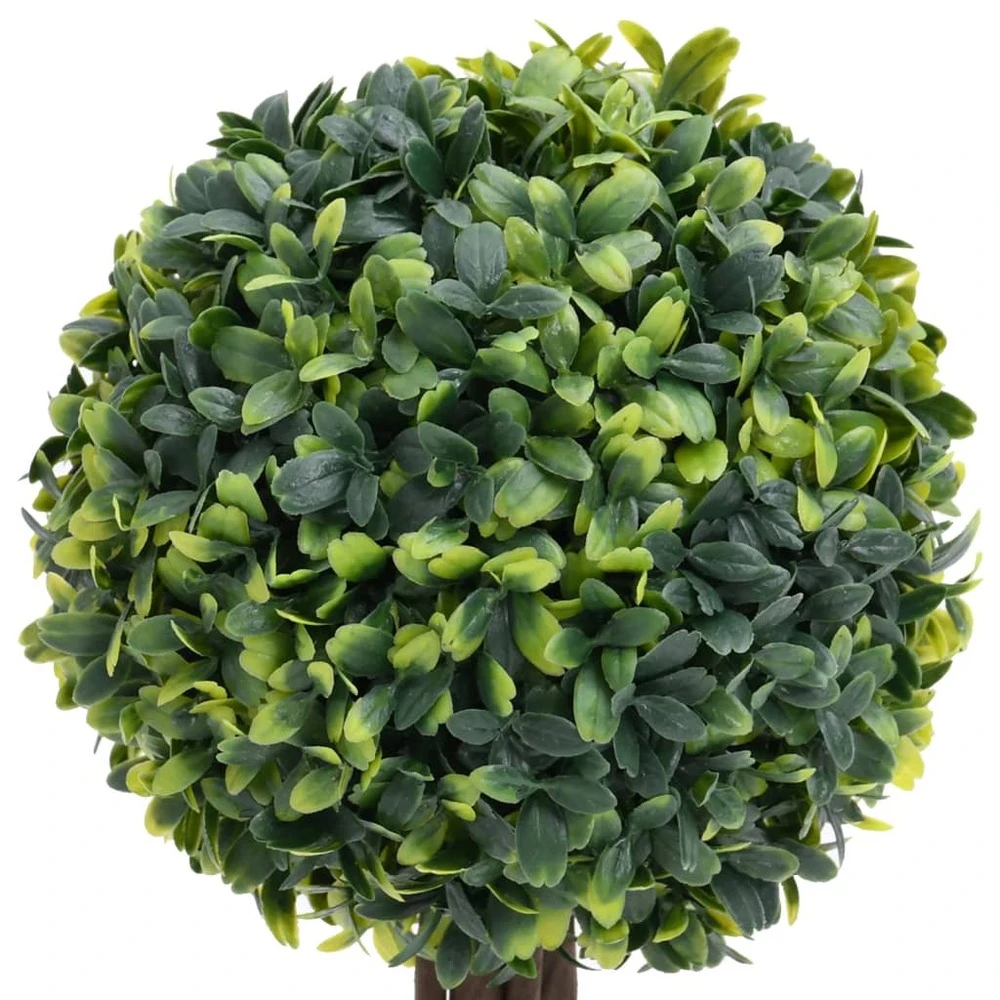 VIDAXL Plantes De Buis Artificiel 2 Pcs Avec Pots Boule Vert 56 Cm 5 VIDAXL Plantes De Buis Artificiel 2 Pcs Avec Pots Boule Vert 56 Cm – Image 5