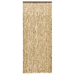 VIDAXL Moustiquaire Beige Et Marron 56x185 Cm Chenille