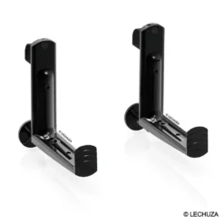 LECHUZA Supports Pour Balconnière X2 En Polypropylène, Noir