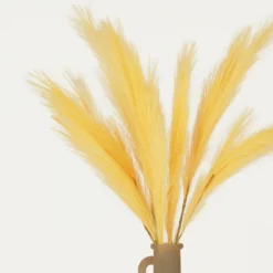 Plumeau Artificiel Jaune 110cm Lot De 3 -Promos Jardesia Magasin 4097ae2977f27ffc