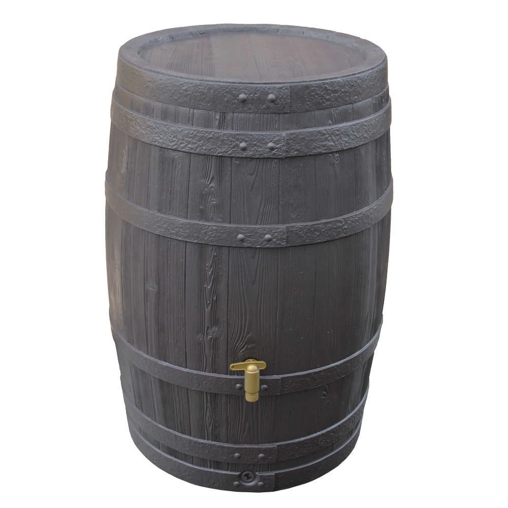 Garantia Récupérateur D'eau "Tonneau Vino" Brun : L65xl65xH93cm - 250L 1 Garantia Récupérateur D'eau "Tonneau Vino" Brun : L65xl65xH93cm - 250L