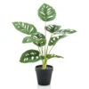 Emerald Buisson Monstera Artificiel Monkey 43 Cm En Pot