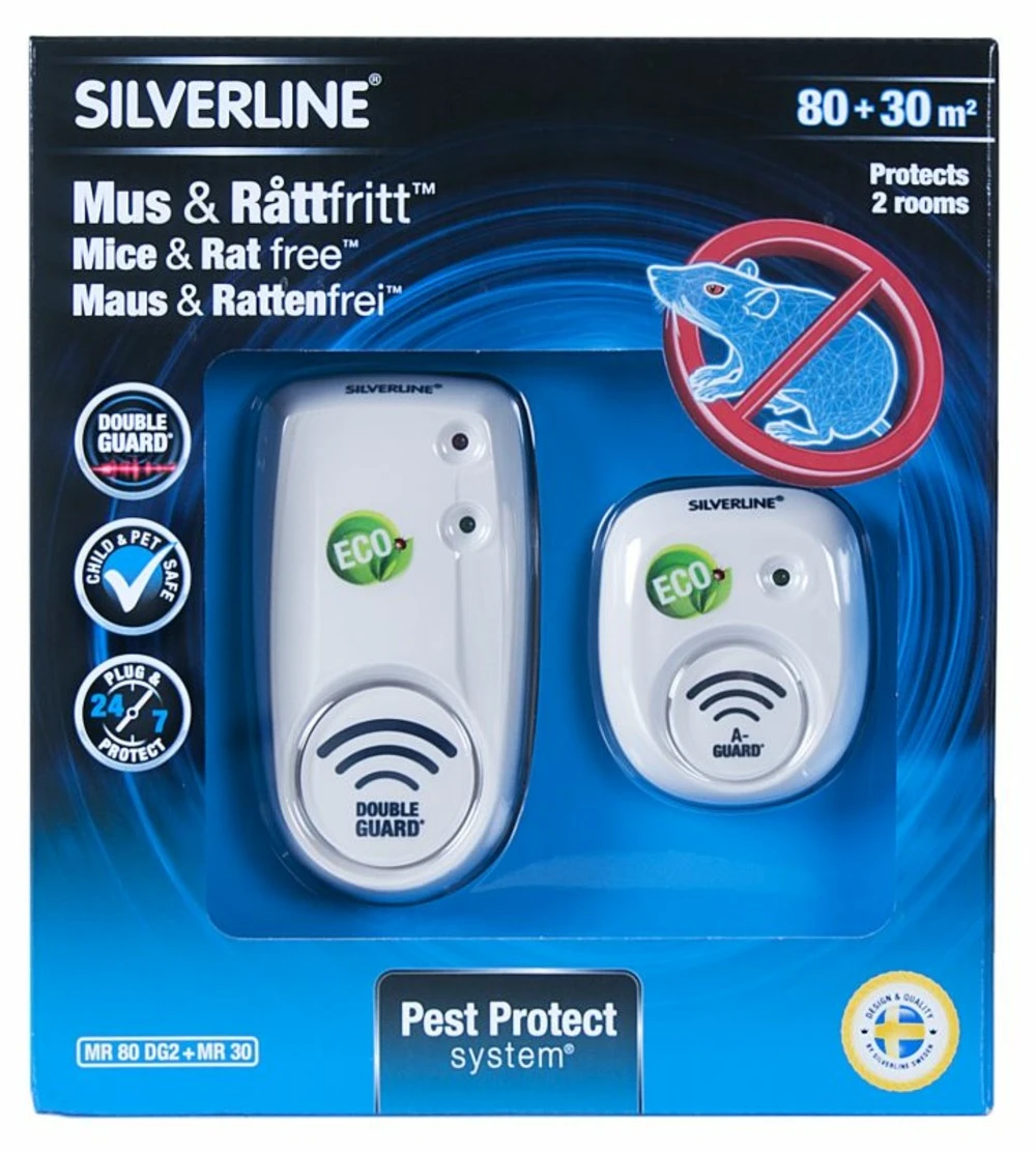 Répulsifs Pour Rongeurs Mr 80 Dg2 + Mr 30, 2 Appareils: 1 X 80m2 Et 1 X 30m2 3 Répulsifs Pour Rongeurs Mr 80 Dg2 + Mr 30, 2 Appareils: 1 X 80m2 Et 1 X 30m2 – Image 3