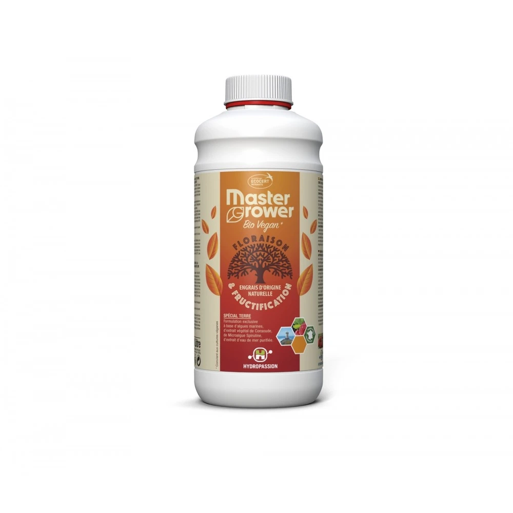 Engrais Bio Vegan Bloom 1 Litre Master Grower 2 Engrais Bio Vegan Bloom 1 Litre Master Grower – Image 2