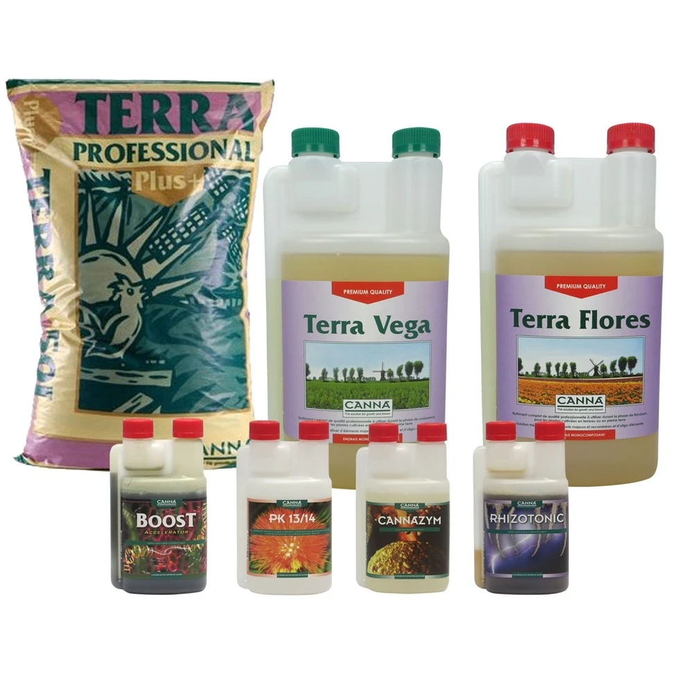 Pack Terra Professional Plus 50 Litres + Engrais Et Boosters 1 Pack Terra Professional Plus 50 Litres + Engrais Et Boosters