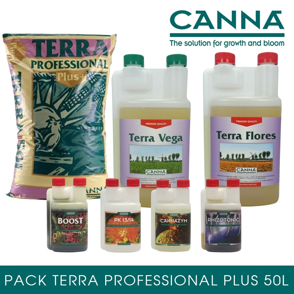 Pack Terra Professional Plus 50 Litres + Engrais Et Boosters 2 Pack Terra Professional Plus 50 Litres + Engrais Et Boosters – Image 2