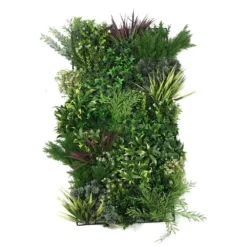 Mur Végétal Artificiel Premium City 2 - 12 Plantes - 1m X 1m