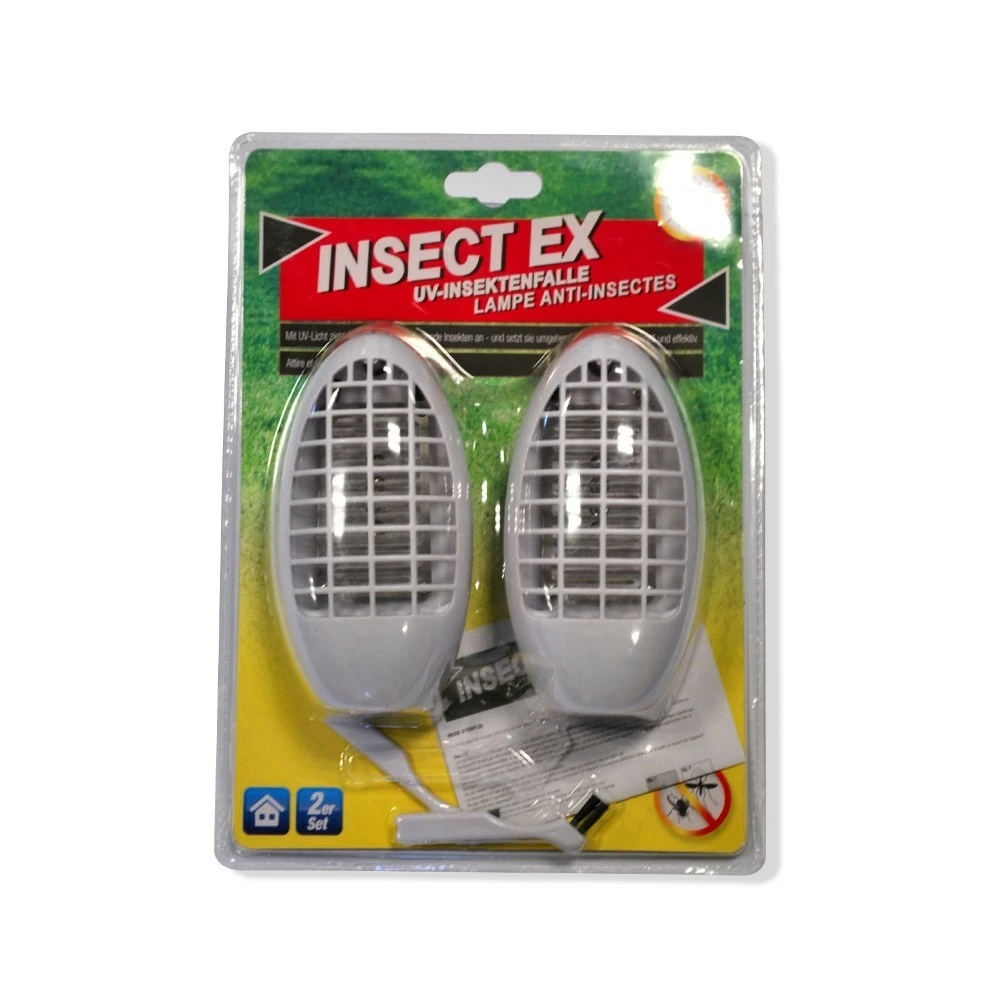Lot De 2 Lampes Anti-insectes Lumineuses Insect Ex 2 Lot De 2 Lampes Anti-insectes Lumineuses Insect Ex – Image 2