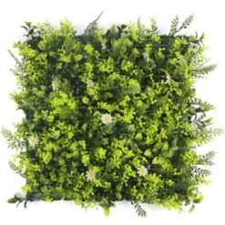 Mur Végétal Artificiel Daisy - 1m X 1m