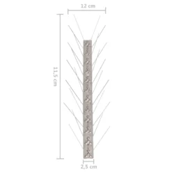 VIDAXL Ensemble De 6 Pointes à 4 Rangées Contre Oiseaux Inox 3 M -Promos Jardesia Magasin 63d3a855293f76.83678490