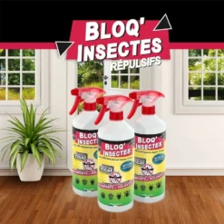 Bloq'insect Barrage Aux Insectes Lot De 3l | Pulvérisateur Anti Insecte Intérieur Extérieur | élimine Moustiques,fourmis,mouches -Promos Jardesia Magasin 63d8c02fa34286.39991021