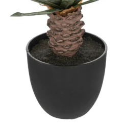 ATMOSPHERA Plante Artificielle Palmier En Pot H 52 Cm -Promos Jardesia Magasin 63eb35d3655c21.88613580