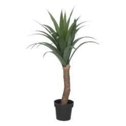 ATMOSPHERA Plante Artificielle Yucca Palmier En Pot H 110 Cm
