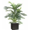 Joli Palmier Areca Artificiel En Pot Multitroncs H 120 Cm Vert - Choisissez Votr