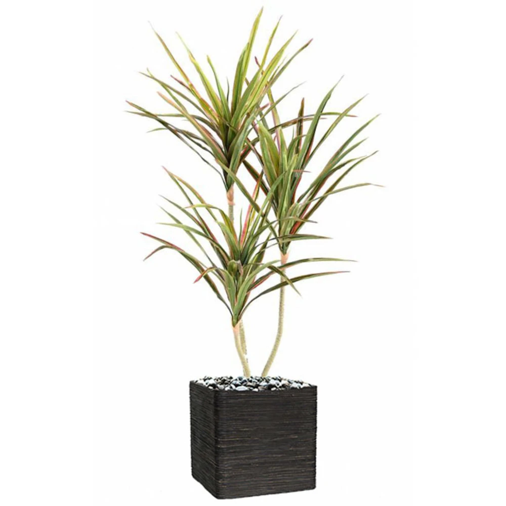 Dracaena Artificiel 3 Troncs En Pot H 190 Cm Vert-rose - Choisissez Votre Hauteu 1 Dracaena Artificiel 3 Troncs En Pot H 190 Cm Vert-rose - Choisissez Votre Hauteu