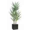 Yucca Artificiel Multitroncs En Pot H 150 Cm Feuillage Plastique