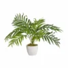 Palmier Areca Artificiel En Pot Ceramique H 60 Cm Superbe