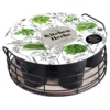 Plateau 6 Herbes Aromatiques Noir Mat