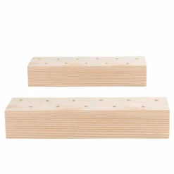 2 Support En Bois Pour Fleurs Séchées - 21 X 4 X 5 Cm