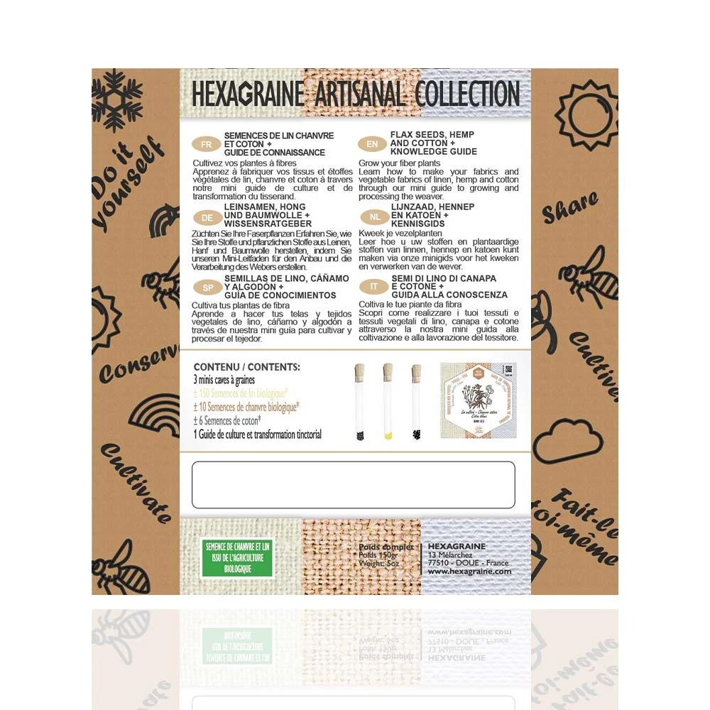 Coffret De Semences Textile Tissus Etoffe Et Fil 5 Coffret De Semences Textile Tissus Etoffe Et Fil – Image 5