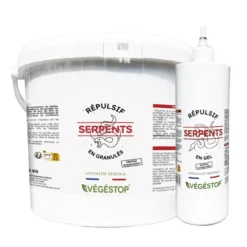 Pack Promo - Répulsif Serpents - Granulés 5 Kg + Gel 500 Ml