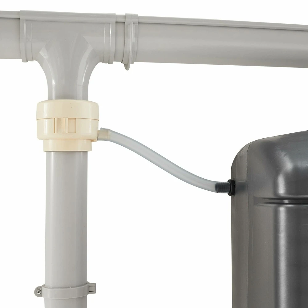 Récupérateur D'eau Mural Chastang 300l Anthracite Avec Kit Raccord Chéneau Inclus 3 Récupérateur D'eau Mural Chastang 300l Anthracite Avec Kit Raccord Chéneau Inclus – Image 3