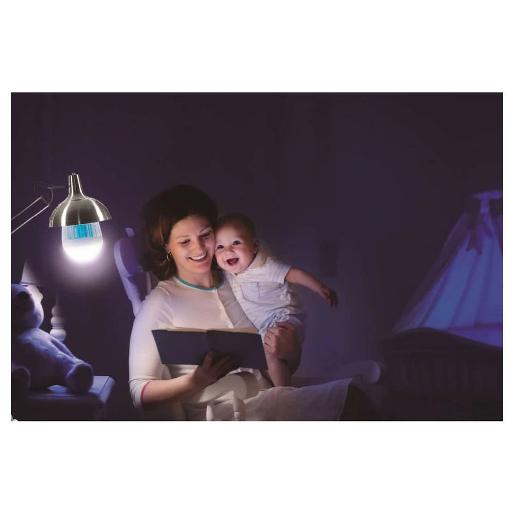 Lot De 2 Ampoules Pest Reject Light Zaper™ - Ampoule Anti-moustique 2 En 1 2 Lot De 2 Ampoules Pest Reject Light Zaper™ - Ampoule Anti-moustique 2 En 1 – Image 2