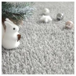 Gazon Synthétique Happy Party - Couleur Gris Clair - Classé Feu - 20mm - 1m X 10m