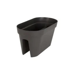 Jardiniere Pour Balcon Capri - 30 X 60 X H 30 Cm - 26,8 L - Gris Anthracite