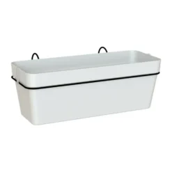 - Kit Balcon Jardiniere Capri Re 50cm V2 Blanc 50,2 X 28,5 X H20 Cm - 1,45l
