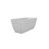 Jardiniere Capri Campana Xl - Plastique - 80 Cm - Blanc -