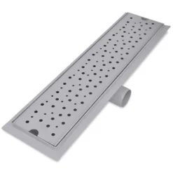 VIDAXL Drain De Douche Linéaire 2 Pcs 530 X 140 Mm Acier Inoxydable 13 VIDAXL Drain De Douche Linéaire 2 Pcs 530 X 140 Mm Acier Inoxydable -Promos Jardesia Magasin 645d59cf36e655.46113157