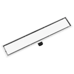 VIDAXL Drain De Douche Avec Couvercle 2 En 1 73x14 Cm Acier Inoxydable -Promos Jardesia Magasin 645d59e5576f97.60756036