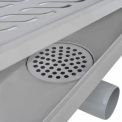 VIDAXL Drain De Douche Linéaire 730 X 140 Mm En Acier Inoxydable -Promos Jardesia Magasin 645d59ead38130.84522686