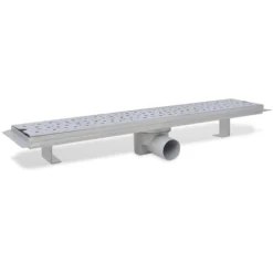 VIDAXL Drain De Douche Linéaire 630 X 140 Mm Acier Inoxydable 10 VIDAXL Drain De Douche Linéaire 630 X 140 Mm Acier Inoxydable -Promos Jardesia Magasin 645d59f46935c9.69804007