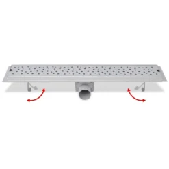 VIDAXL Drain De Douche Linéaire 630 X 140 Mm Acier Inoxydable 12 VIDAXL Drain De Douche Linéaire 630 X 140 Mm Acier Inoxydable -Promos Jardesia Magasin 645d59f471ee04.44823034