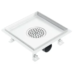 VIDAXL Drain De Douche 23x23 Cm Acier Inoxydable 11 VIDAXL Drain De Douche 23x23 Cm Acier Inoxydable -Promos Jardesia Magasin 645d59f792cdf5.49045778