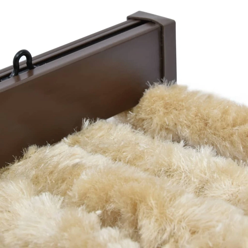 VIDAXL Moustiquaire Beige 90x200 Cm Chenille 4 VIDAXL Moustiquaire Beige 90x200 Cm Chenille – Image 4