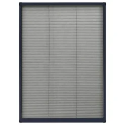 VIDAXL Moustiquaire Plissée Pour Fenêtre Aluminium Anthracite 80x120cm -Promos Jardesia Magasin 645d5a530d81b3.61104067