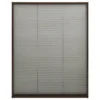 VIDAXL Moustiquaire Plissée Pour Fenêtre Aluminium Marron 110x160 Cm