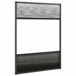VIDAXL Moustiquaire Plissée Pour Fenêtre Aluminium 80x120 Cm -Promos Jardesia Magasin 645d5a56039253.92415026