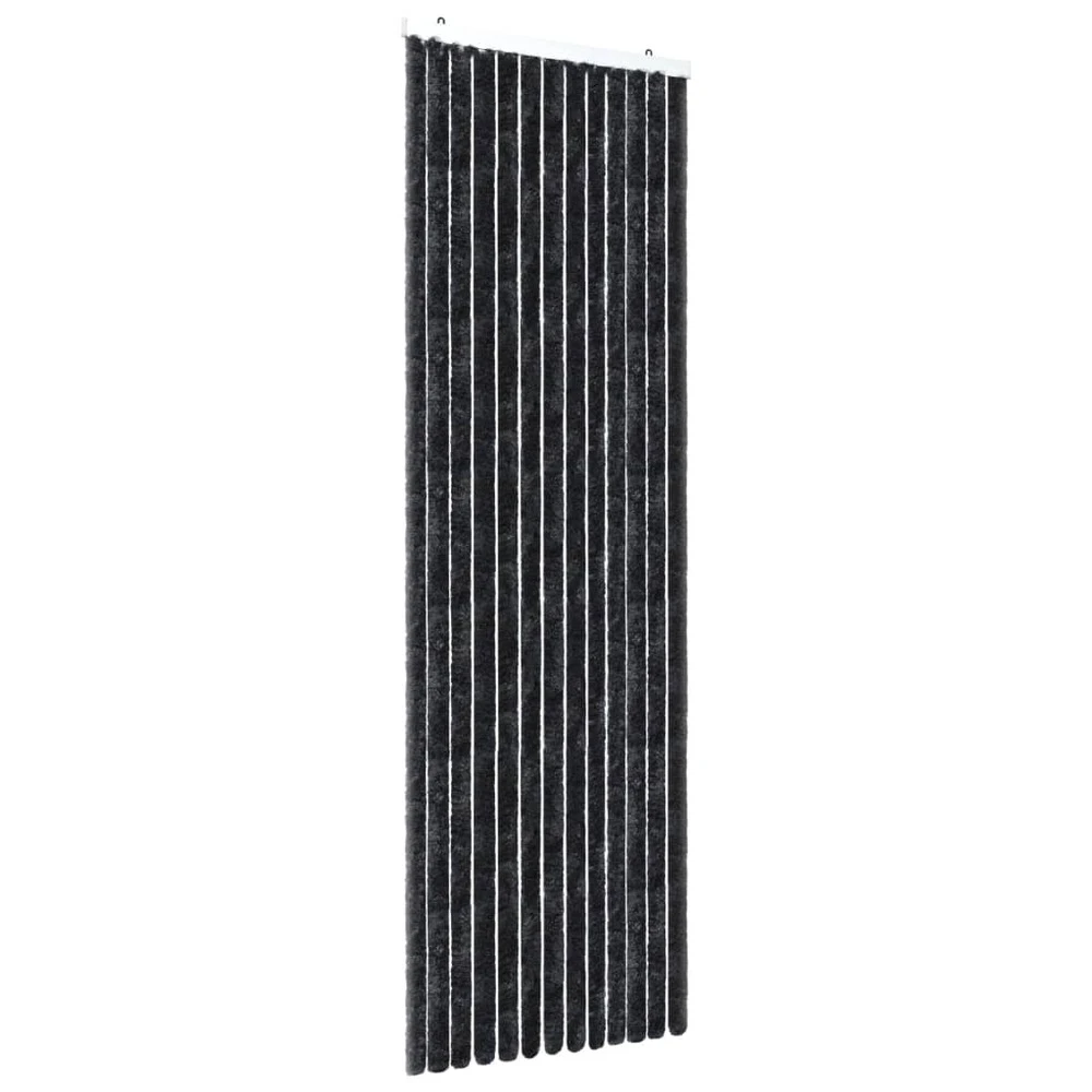 VIDAXL Moustiquaire Anthracite 56x200 Cm Chenille 3 VIDAXL Moustiquaire Anthracite 56x200 Cm Chenille – Image 3