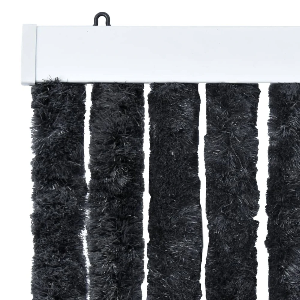 VIDAXL Moustiquaire Anthracite 56x200 Cm Chenille 5 VIDAXL Moustiquaire Anthracite 56x200 Cm Chenille – Image 5