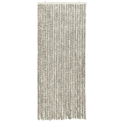 VIDAXL Moustiquaire Gris Clair Et Gris Foncé 56x185 Cm Chenille