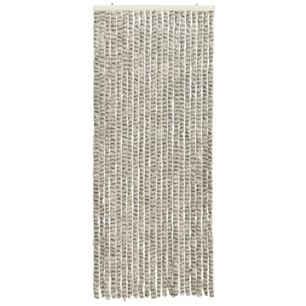 VIDAXL Moustiquaire Gris Clair Et Gris Foncé 56x185 Cm Chenille 1 VIDAXL Moustiquaire Gris Clair Et Gris Foncé 56x185 Cm Chenille