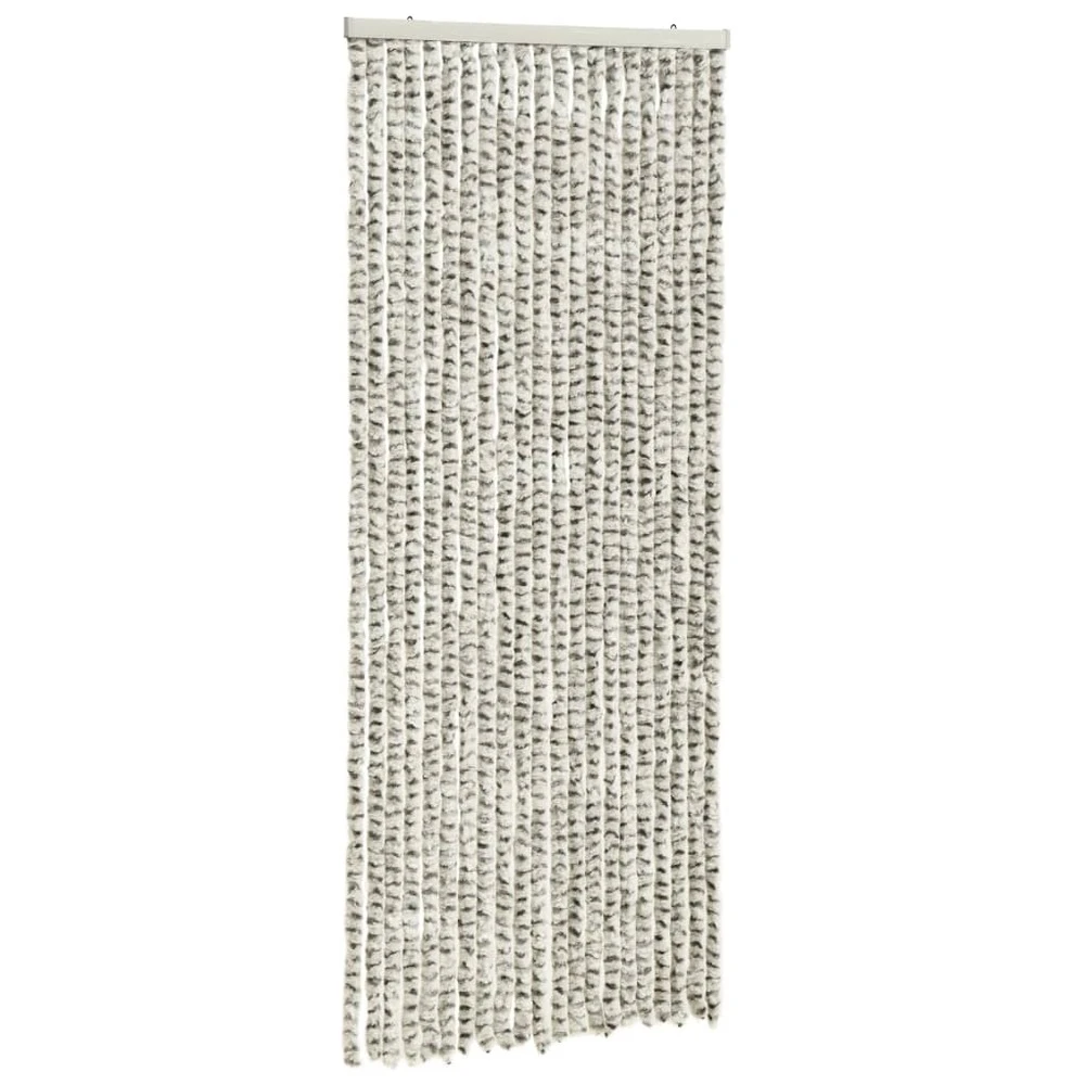 VIDAXL Moustiquaire Gris Clair Et Gris Foncé 56x185 Cm Chenille 3 VIDAXL Moustiquaire Gris Clair Et Gris Foncé 56x185 Cm Chenille – Image 3