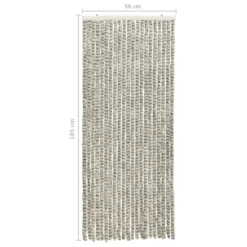 VIDAXL Moustiquaire Gris Clair Et Gris Foncé 56x185 Cm Chenille 11 VIDAXL Moustiquaire Gris Clair Et Gris Foncé 56x185 Cm Chenille -Promos Jardesia Magasin 645d5a66c32743.35263075