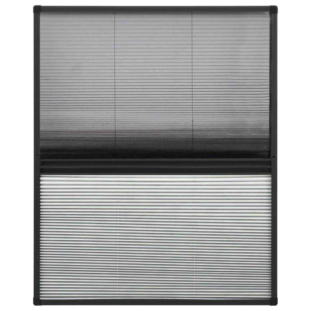 VIDAXL Moustiquaire Plissée Pour Fenêtre Aluminium 60x80cm Avec Auvent 2 VIDAXL Moustiquaire Plissée Pour Fenêtre Aluminium 60x80cm Avec Auvent – Image 2